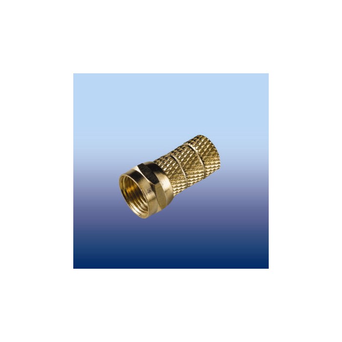 MALE GOLD PLATED CONNECTOR FOR RG-59/U AND V9135 GLOMEX COAX CABLES